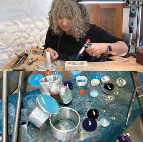 Tracey Adam Silversmith at work